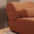 thumbnail image 4 of Kosynda Cloud Sectional Sofa, Boneless Modular Couch with Chenille Upholstered for Living Room, Reception Spaces, (Brown), 4 of 5