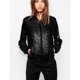 thumbnail image 5 of Abrigo de lentejuelas Chaqueta de bombardero de manga larga Cremallera Streetwear Irfora Negro/M, 5 of 7