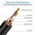 thumbnail image 5 of REQO 14.2" 1/4 TRS to XLR Male Adapter Cable, 6.35mm Stereo Balanced Microphone Stereo Audio Converter, 2 Pack, 5 of 7