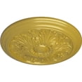 thumbnail image 3 of Ekena Millwork 16 7/8"OD x 5/8"P Vienna Ceiling Medallion (Fits Canopies up to 3 1/4"), Hand-Painted Rich Gold, 3 of 6