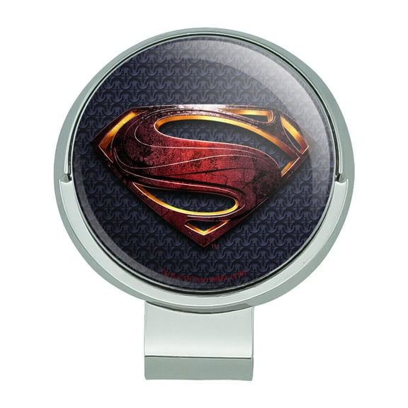 Justice League Movie Superman Logo Golf Hat Clip With Magnetic Ball Marker