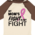 thumbnail image 4 of Inktastic My Moms Fight is My Fight- Breast Cancer Awareness Boys or Girls Long Sleeve Baby Bodysuit, 4 of 5