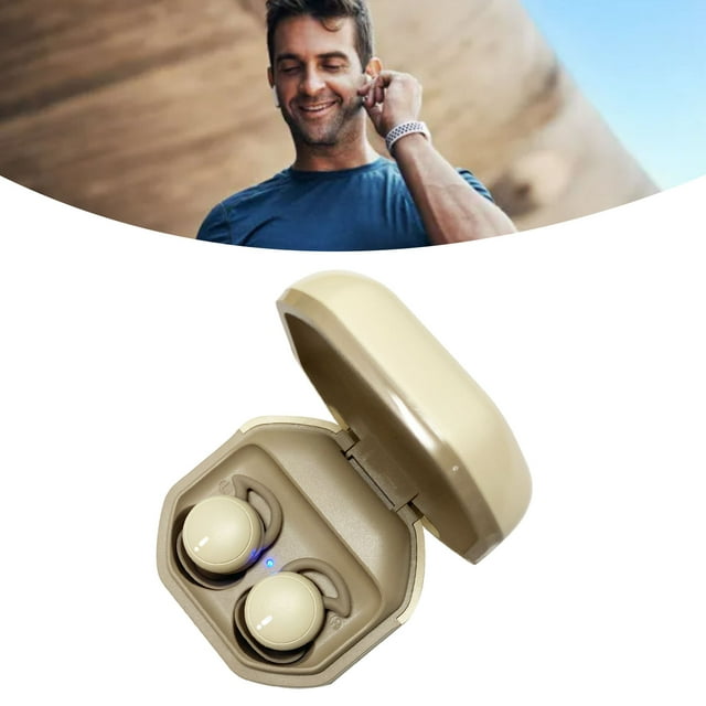 Mini Écouteurs, Écouteurs 5.3, Écouteurs Intra-Auriculaires à Réduction de Bruit, Écouteurs Légers pour Dormir avec Étui de Chargement, pour Dormir, Conduire, Randonnée, Cyclisme