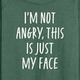 thumbnail image 3 of Instant Message - Not Angry Just My Face - Women's Lightweight French Terry Long Sleeve Shirt, 3 of 6