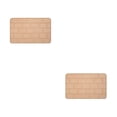 thumbnail image 1 of Maytalsory Quick-drying Bathroom Rugs Exquisite Crafted For Easy Cleaning Toilet Rugs Bath Mat Carpets Camel 2PCS, 1 of 6