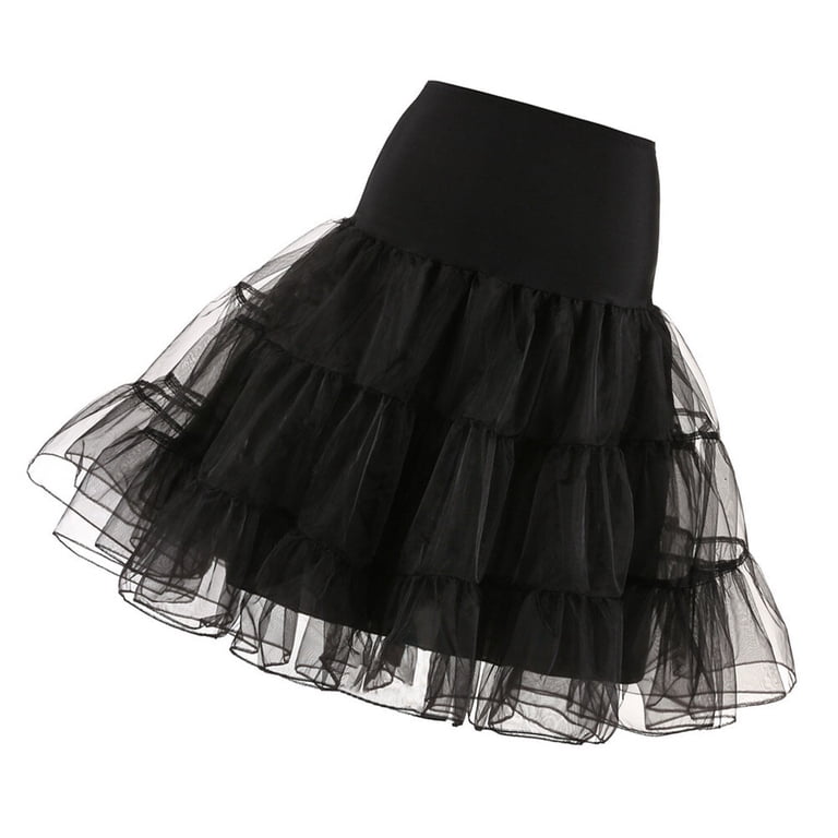 Medium Length Tulle Skirt - 5 Layers, 70cm Ballet Tutu Petticoat Dance Skirt By Lafairy