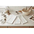 thumbnail image 6 of Serafina Home White Kitchen Hand Dish Towels: 100% Cotton Cloth Soft Cleaning Drying Absorbent Textured Terry Loop, Set of 3 Multipurpose for Everyday Use, 6 of 8