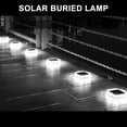 thumbnail image 3 of Wzzjkit Solar Underground Light Garden Courtyard LED Step Stair Light High Light Plastic Buried Light, 3 of 6