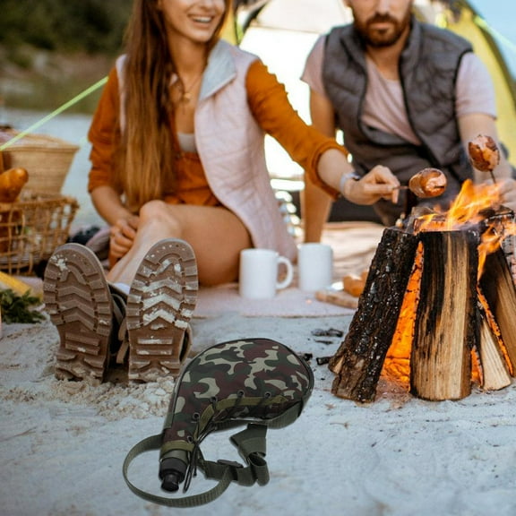 PTOOTP Camouflage Plastic Canteen Holder for Hiking, Camping, Outdoor Survival Gear and Travel Accessories