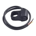 thumbnail image 2 of 12V Motorcycle Headlight Light Button Bicycle Suitable for Handlebar 22cm Switch, 2 of 8