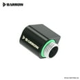 thumbnail image 1 of MINI 90 Degree 360 Rotary Offset , G1/4" Fittings,Short 21mm Elbow Connector For Computer Liquid Loop Build,TWT90-M Brass Black, 1 of 4