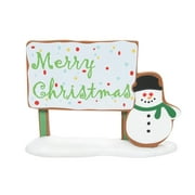 Department 56 Accessory Gingerbread Christmas Billboard Village Merry 6009791
