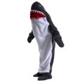 thumbnail image 1 of Saco de dormir con tiburón, delfín y ballena 2024, manta de forro polar esponjoso, pijama de una pieza para niños y adultos, manta con capucha de animales de dibujos animados, 1 of 6