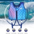 thumbnail image 4 of Gogokids Kids Swim Vest,Toddler Flotation Life Jacket Boys Girls Swimwear Buoyancy Swimming Training Suit with Adjustable Crotch Straps, Blue, M(4-6Years/37-47lbs), 4 of 8