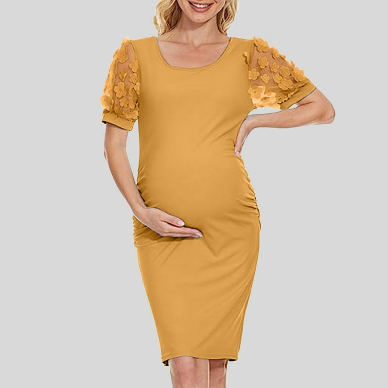 Plus Size Summer Dresses Feeding Supplier Maternity Dress Short
