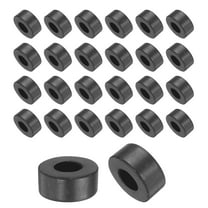 48 Packs Rubber Spacers 11mm OD, 5mm ID, 5mm Height Round Anti Vibration Spacer Thick Rubber Washers
