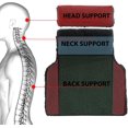 thumbnail image 4 of Sherpa Fleece Lumbar Support Pillow with Headrest for Recliner,Memory Foam Chair Cushion for Back Pain,Big High Back Support for Recliner with Chair Headrest for Elderly (Black), 4 of 16