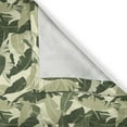thumbnail image 4 of Ambesonne Banana Leaf Window Valance, Caribbean Vintage, 54" X 18", Pale Green Dark Green, 4 of 5