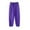 Purple, variant on Esaierr 4-12Y Girls Boys Sweatpants for Toddler Baby Pants Kids Jogger Solid Casual Long Trousers Comfortable Soft Pants for Spring Autumn