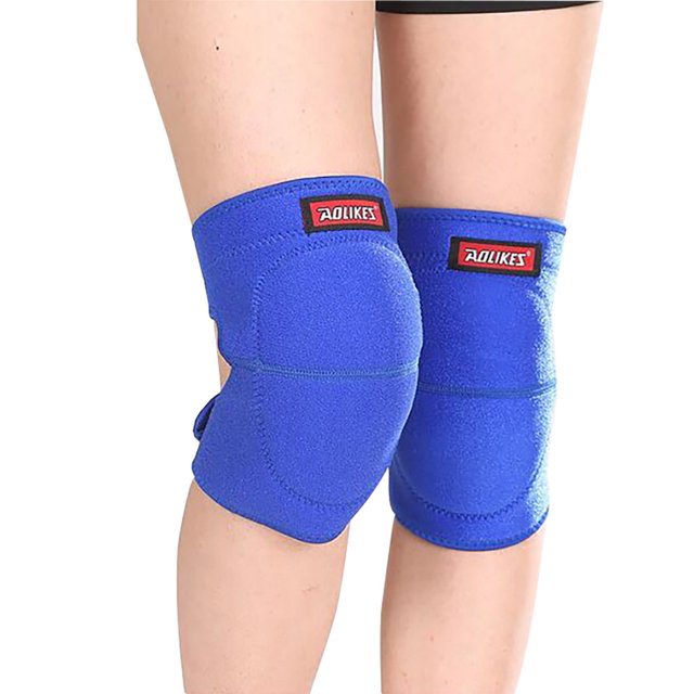 Outdoor Football Running Non-slip Knee Pads Thick Sponge Warm Knee Protectors