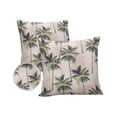 thumbnail image 2 of Outdoor Throw Pillow Cover Vintage Tropical Palm Trees Waterproof Cushion Covers 2 Pack Rustic Natural Summer Beach Pillow Cases Home Decoration for Patio Garden Couch Sofa, 2 of 7