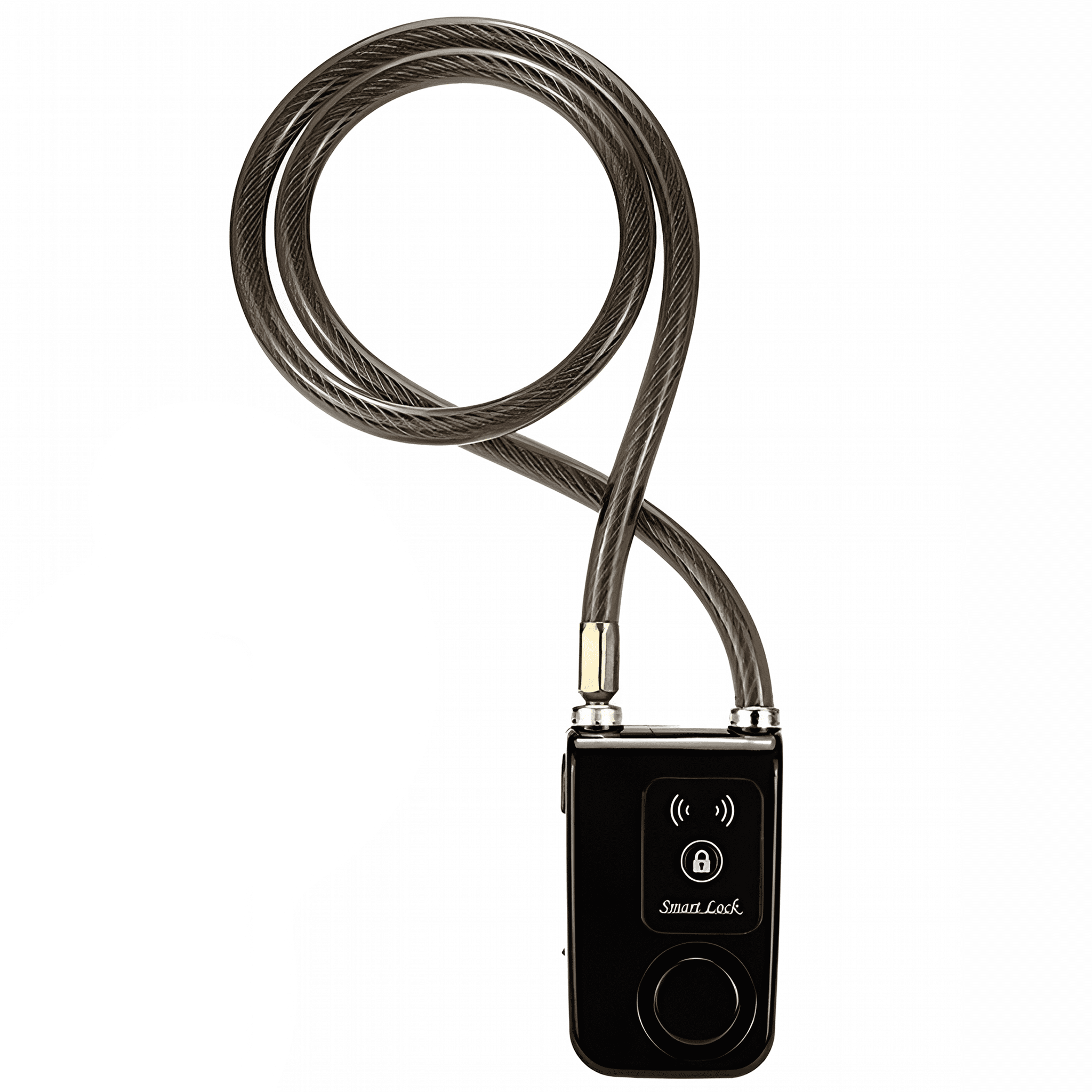 GJX 2026 New Smart Bike Lock/Bicycle Lock Bluetooth App Controlled Lock, Bike Alarm Lock 110Db, Steel Motorcycle Lock Anti Theft, Splash-Proof Bike Alarm Lock for Scooter/Stroller/Gate