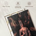 thumbnail image 6 of Elephant Stock Lotus Pose Buddha Wall Art - Vertical Canvas Wall Art - Living Room Wall Decor - People Canvas - Gray And Gold Decor - 8" x 12", 6 of 8