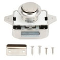 thumbnail image 2 of Verrou à Bouton-Poussoir Sans Clé pour Porte de Tiroir, Verrou à Bouton-Poussoir pour RV Yacht Motorhome Caravane, Adapté pour RV, Yachts, Motorhome, Caravane, 2 of 7