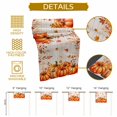 thumbnail image 6 of Thanksgiving Table Runner 72 Inches Long, Fall Orange Pumpkin Maple Leaves Wood Plank Cotton Linen Table Runners Dresser Scarves, Fabric Tabletop Scarf Furniture Cover for Dinner Party 13"x72", 6 of 9