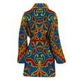 thumbnail image 2 of Bohemian Indian Mandala Pattern Women Bathrobe One Size Univeral Fits Fashion Lightweight Plush Fleece Long Robe For Women, 2 of 3