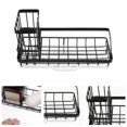 thumbnail image 3 of Organizador de fregadero Unique Bargains Soporte de esponja para fregadero Soporte para cepillo Cocina Negro 8,27 x 3,50 x 2,52 pulgadas, 3 of 7