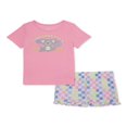 thumbnail image 1 of Girls Short Sleeve Top and Sleep Short Pajama Set  2-Piece  Sizes 4-18 &, 1 of 3