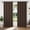 Brown, variant on XUEYU Blackout Curtains for Bedroom, Light Blocking Thermal Insulated Curtains with Noise Reduction, 52x84 Inch Room Darkening Window Drapes, Set of 2 Panels, Black