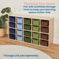 thumbnail image 5 of ECR4Kids Scoop Front Plastic Storage Bins, Multipurpose Organization, Earthtone, 20-Piece, 5 of 9