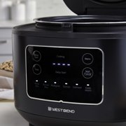 West Bend 12 Cup Multi-Function Rice Cooker, in Black (RCWB2LBK13)