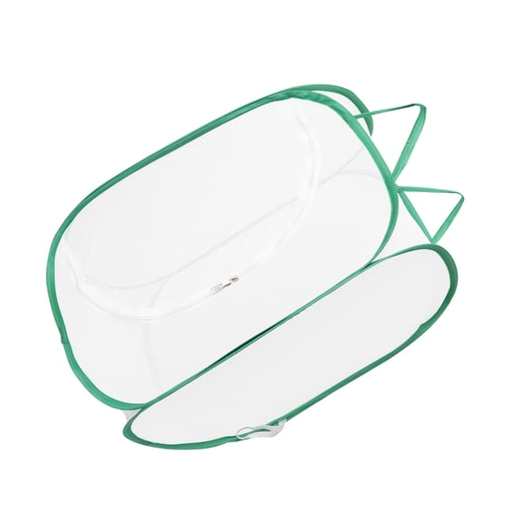 KALLORY Portable White Insect Breeding Cage Mesh Habitat House for Outdoor Butterfly and Observation