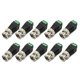 thumbnail image 1 of 10 Uds Conector BNC de Metal Macho con Conector de CC Terminal de Tornillo UTP Video Balun para CáMara de Vigilancia CCTV, 1 of 5