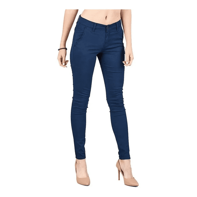 Pantalon Oggi Jeans De Gabardina Dama Chinos Skinny