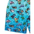 thumbnail image 2 of Minecraft Shorts de Bain Bleus pour Garçons, 2 of 4