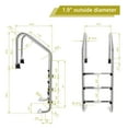 thumbnail image 2 of Costway Stainless Steel Swimming Pool Ladder In-Ground 3-Step w/ Anti-Slip Step, 2 of 10