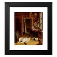 thumbnail image 2 of Ferdinand von Wright 20x23 Black Modern Framed Museum Art Print Titled - Interior of the Marieberg Workshop (1850 - 1852), 2 of 5