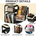 thumbnail image 5 of LELELINKY Record Player Stand, Turntable Stand with Record Storage Triple, Vintage Record Player Table for Home and Office, Black, 5 of 6