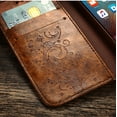 thumbnail image 4 of LEDEX Luxury Leather Magnetic Wallet Case Card Slot Cover Pouch Stand Flip for iPhone 13 Pro Max (Coffee), 4 of 9