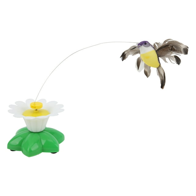 Juguete Eléctrico Para Gatos Con Pájaros Voladores, Puede Ayudar A Su Gato A Mantenerse Activo Movimiento Volador Realista Juguete Para Gatos Con Pájaros Para El Hogar Para