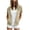 Beige, variant on Zip Up Hooded Shirts for Women, Short Sleeve Open Front Jacket, Loose Plus Size Casual Summer Blouse for Women
