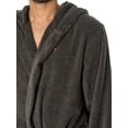 thumbnail image 4 of Tommy Hilfiger Hooded Icon Bathrobe, Grey, 4 of 7