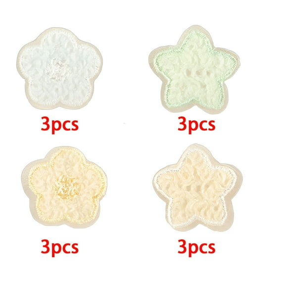 AUQ 12Pcs Iron on Patches,Good Material Texture Clothing Patches,Fix Pillow Tears Iron on Patches for Clothes,All