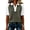 Army Green-B#7065nn, variant on Hearthz Womens Polo Shirts 3/4 Sleeve Color Block Raglan Women Button Down Shirt Summer Polo Shirts Women