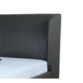 thumbnail image 5 of Manhattan Comfort Lenyx Faux Leather Queen Size Bed Frame in Graphite Gray, 5 of 8