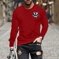thumbnail image 2 of LYXSSBYX Mens T-Shirts Long Sleeve Men's Printed Long Sleeved Top Long Sleeved Round Neck Top/shirt, 2 of 4